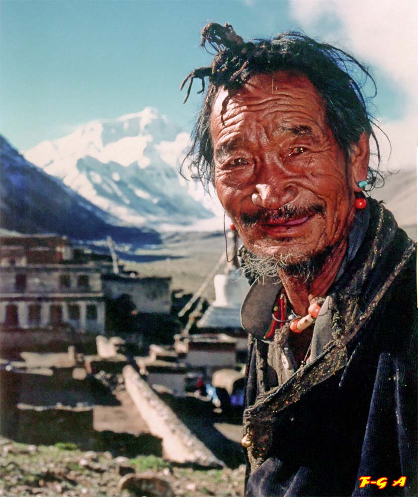 Ermite Rongbuk Tibet